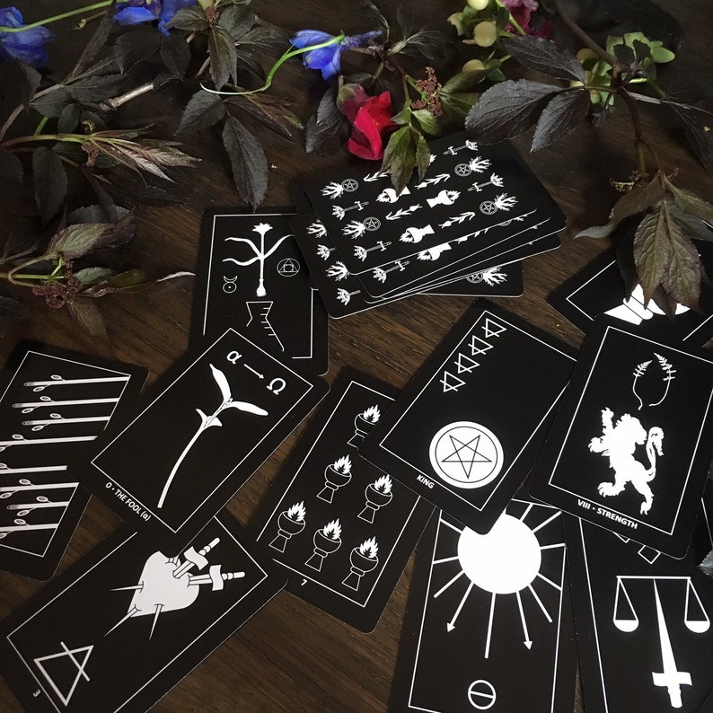 The Dark Exact Tarot Deck Etsy