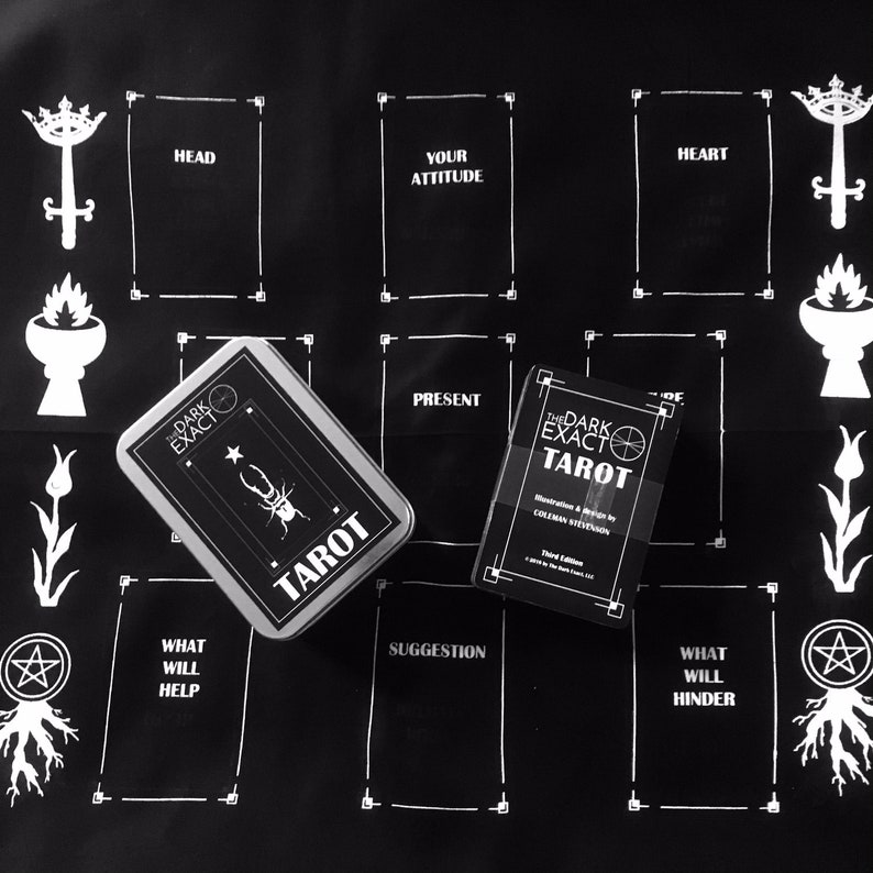 The Dark Exact Tarot Deck Etsy