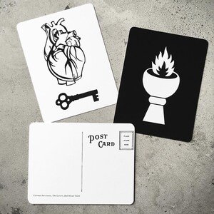 Blank Cards and Postcard Sets Dark Exact Tarot