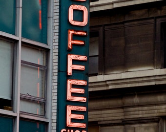 Coffee Shop Sign, SoHo, NYC