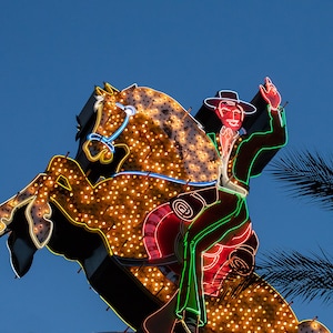 Horse and Rider Neon Sign Las Vegas