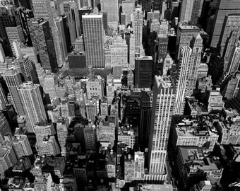 マンハッタン上空、ニューヨークの写真、エンパイア ステート ビル