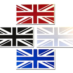 Reflective Union Jack Decal