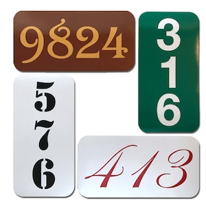 8x4 Reflective Custom Address Sign