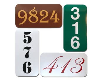 8x4 Reflective Custom Address Sign