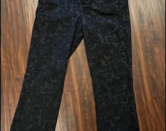 Alice & Olivia texturierte Jacquard Anzughose Größe 6