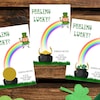 St. Patricks Day Scratch off Cards, Feeling Lucky, Scratch to Reveal ...