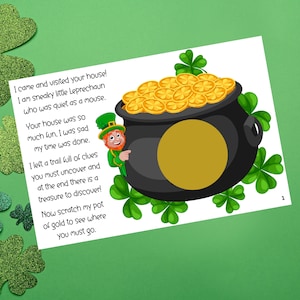 St. Patrick's Scratch off Scavenger Hunt – Kids Party Game, Set of 6 - Etsy