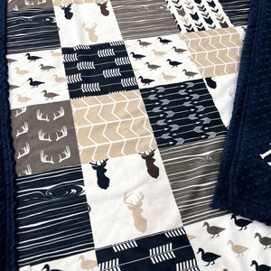 Autumn Buck Quilted Blanket NCU0NNT2149