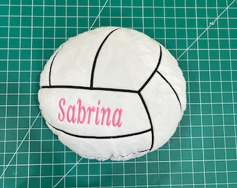 Almohada de voleibol personalizada, almohada de peluche suave de minky, pelota deportiva para niños, peluche, juguete de peluche para niños, peluche, regalo para personas mayores