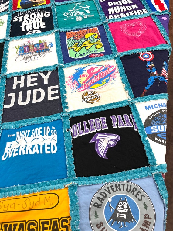 T shirt throw blanket hotsell