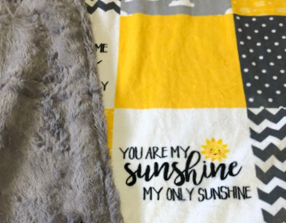 You are my sunshine baby blanket sales