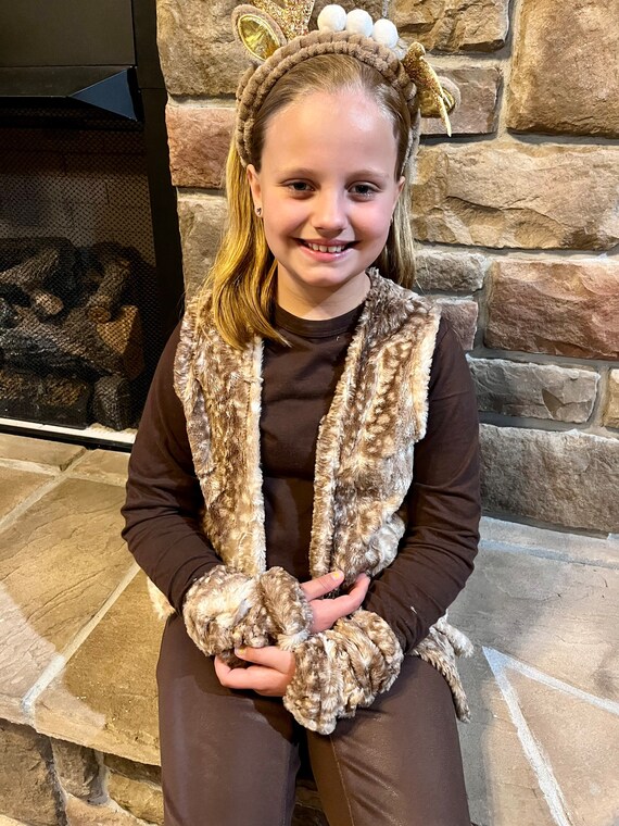 Faux fur vest girls best sale