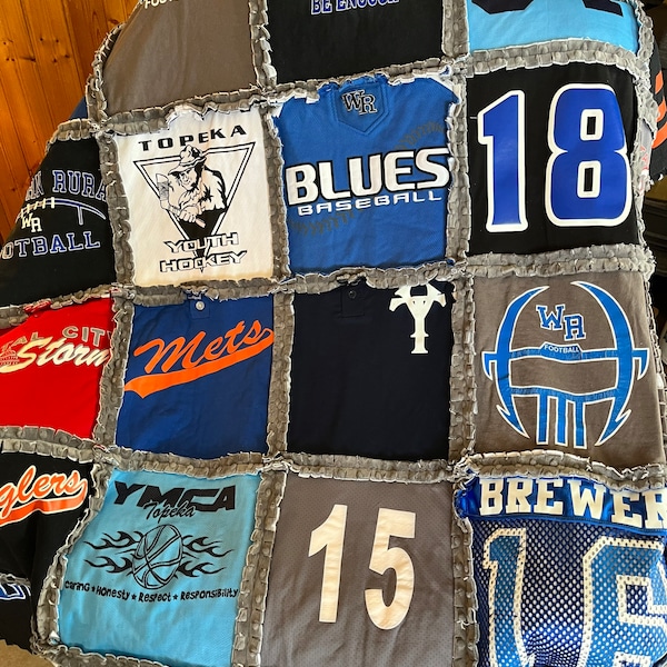 T Shirt Blanket Etsy