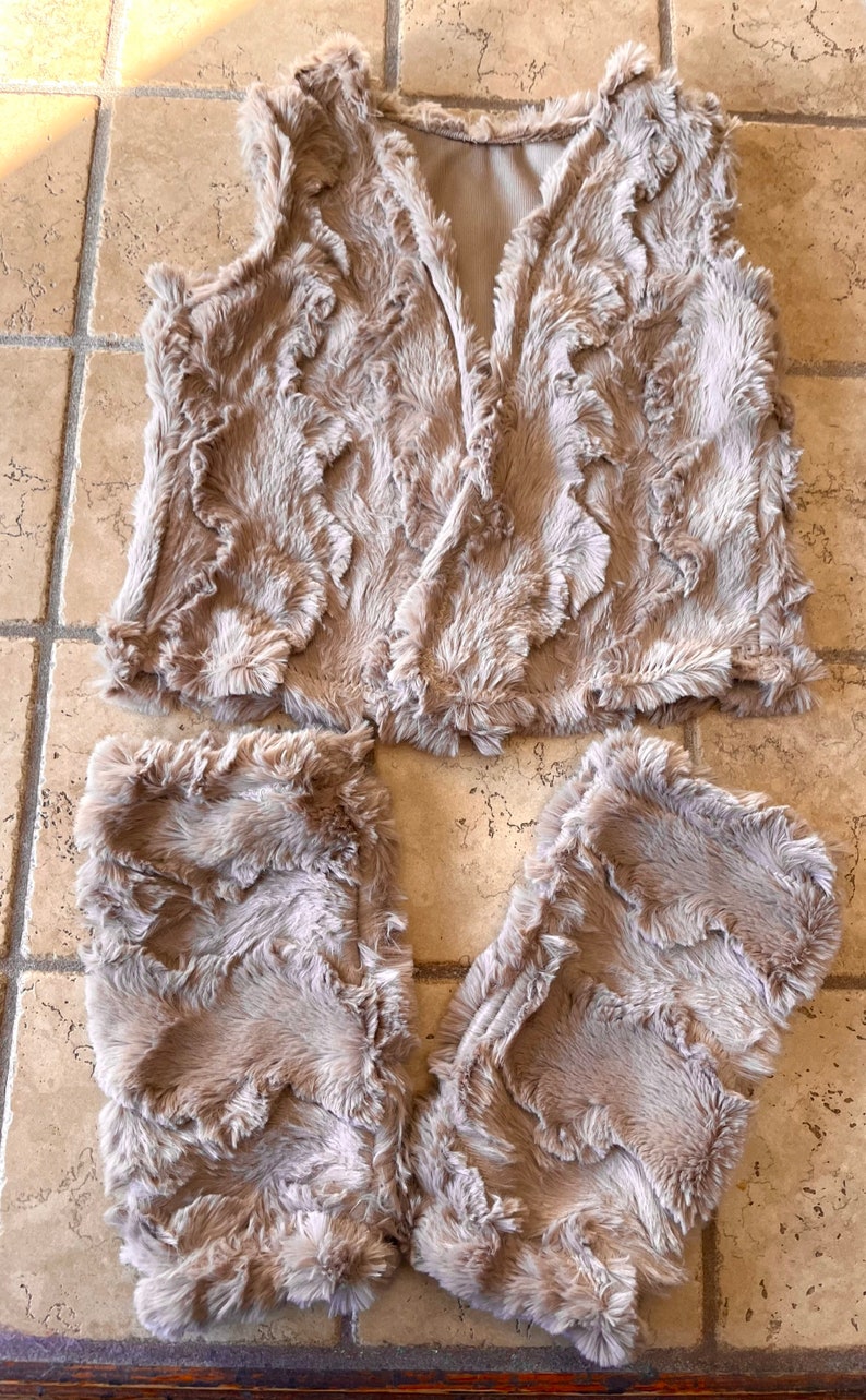 Girls Minky Leg Warmers Faux Fur Animal Hide Fluffy Soft Etsy