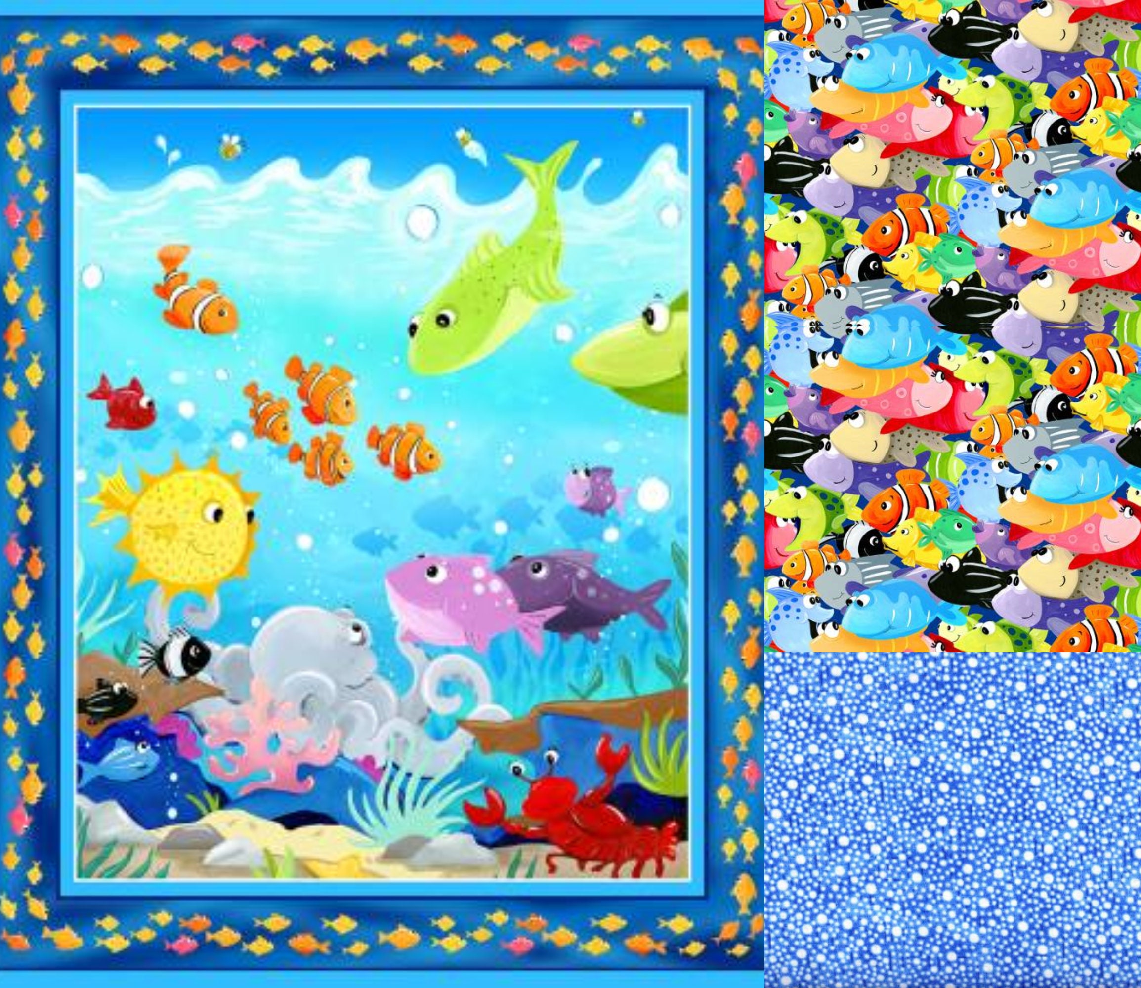 Under the sea baby quilt hotsell