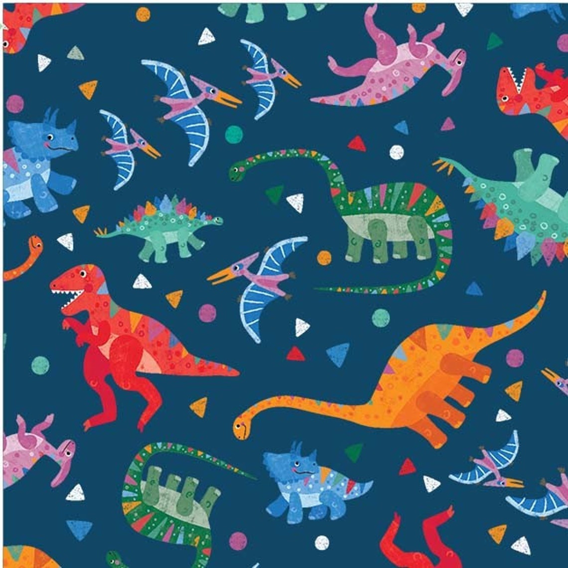 Baby Quilt Kit Dinosaur Rainbow Dino Easy Panel Quilt Kit - Etsy