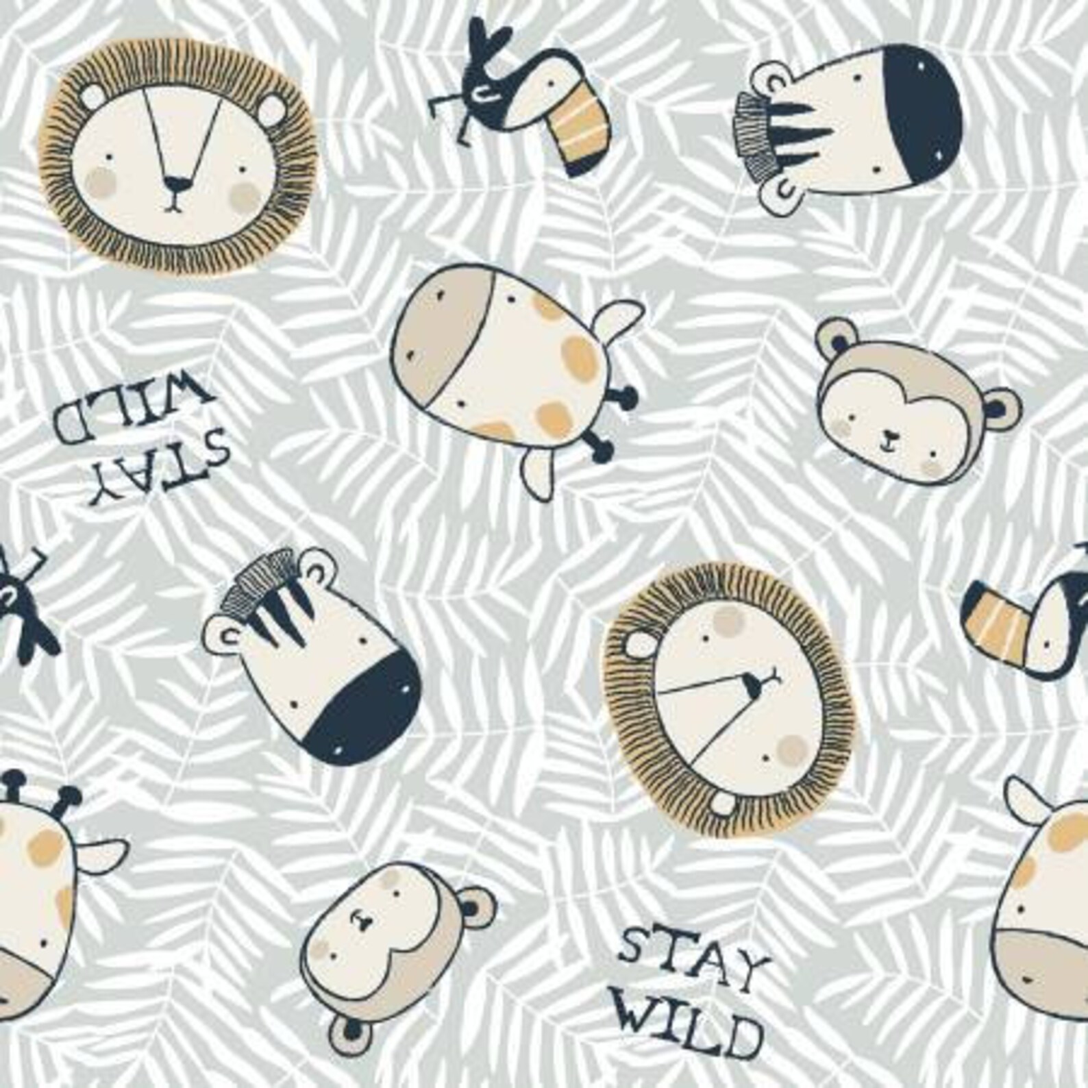 Baby Quilt Kit Jungle Babies Quilt Kit Giraffe Animals Etsy