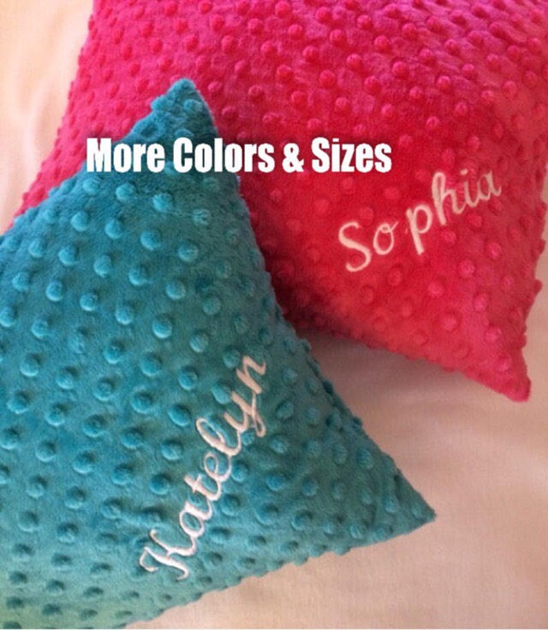 Personalized Minky Pillowcase Toddler Pillow cover travel Etsy