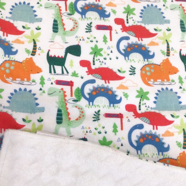 Dinosaur Baby Blanket Etsy