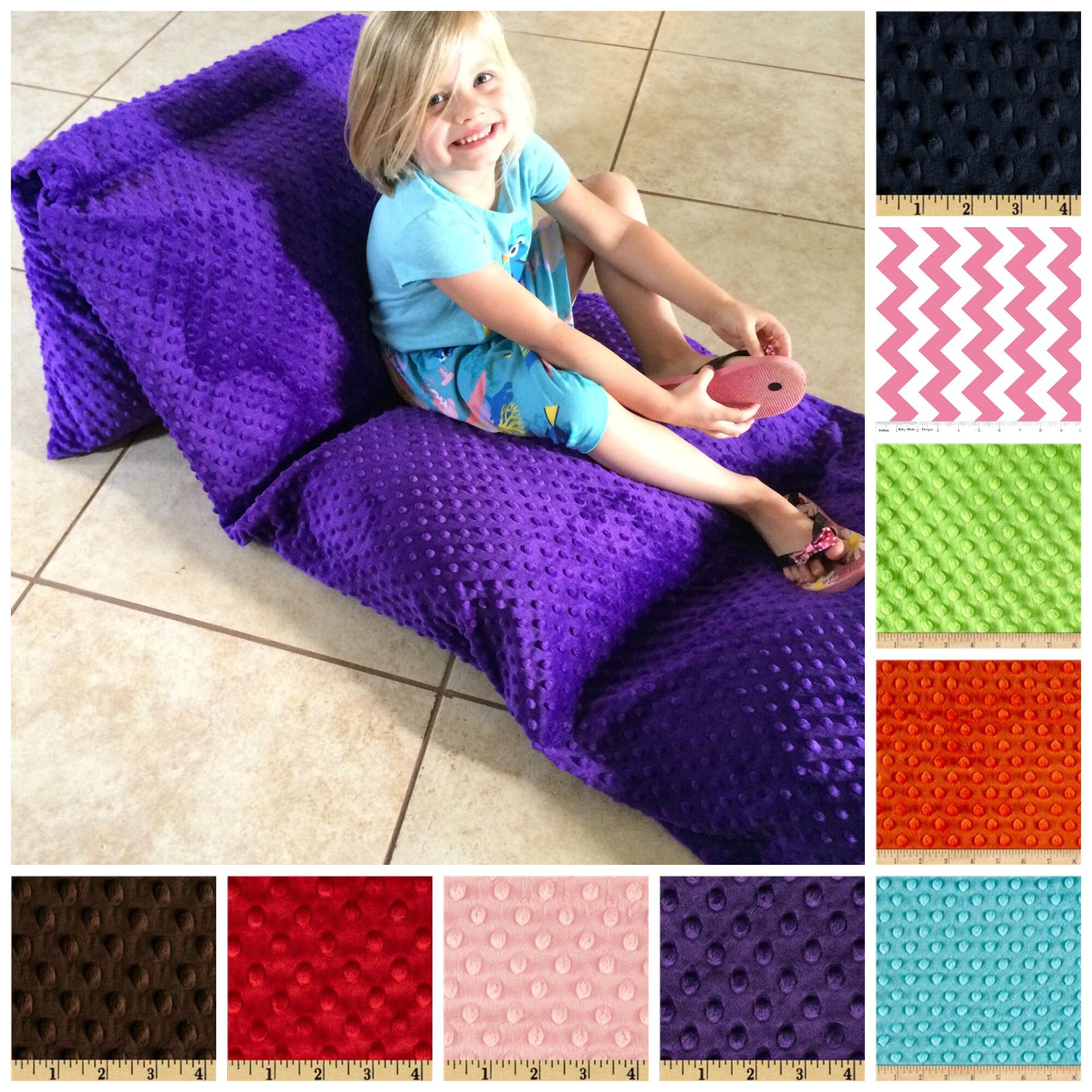 Pillow Bedpillow bed for kidsKid's pillow bedMinky Etsy