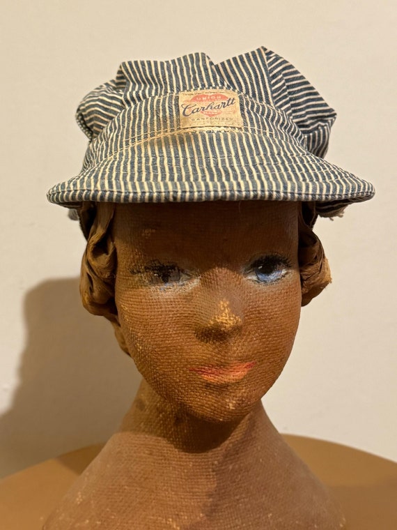 1940s Carhartt Distress Railroad Hat - Etsy 1940s Carhartt Distress Railroad Hat - Etsy