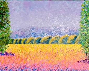 Bright Fields,  a Virginia landscape near Charlottesville on Route 250