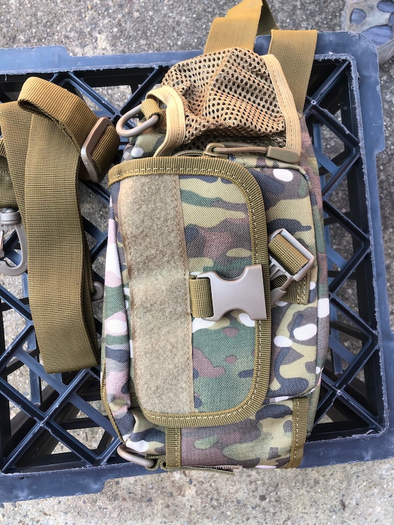 VINTAGE SATCHEL / Military Militia Kit Bag / Assa… - image 7