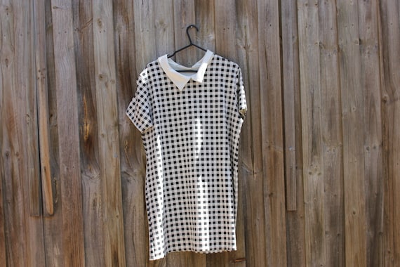 Plaid ladies shirtdress 60s vintage