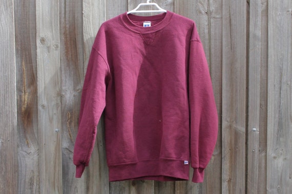 Russell Athletic Maroon Sweatshirt Vintage