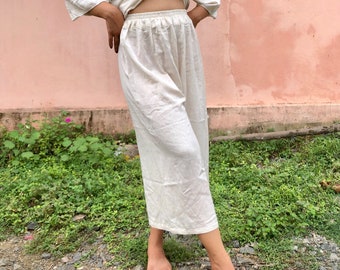 Handmade Hemp Pants / Organic Hemp / Custom Clothing / Boho Hipster / India / Mother Daughter / Slow Fashion / Eco-Friendly / Summer