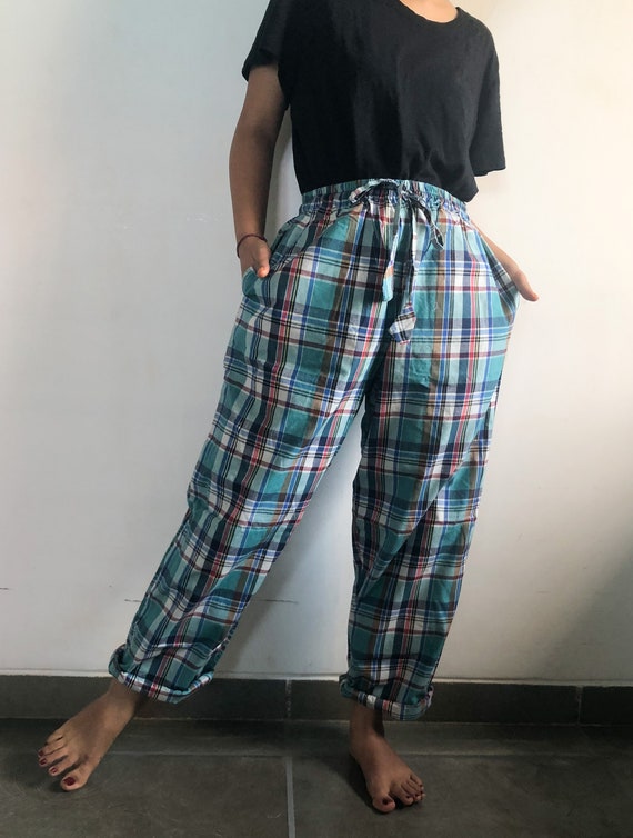 Plaid store pants streetwear