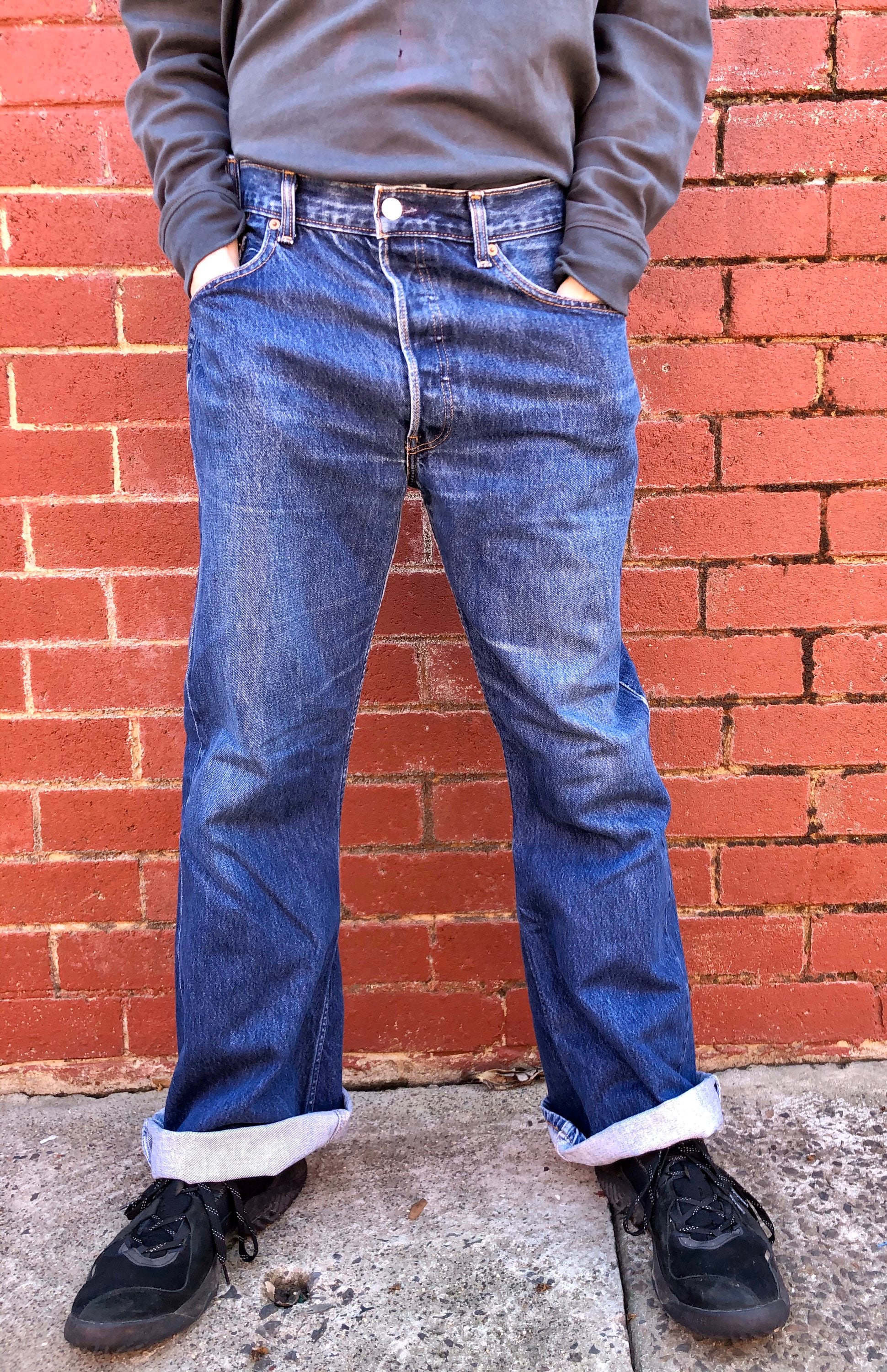 VINTAGE 520 Workmen Levis / Bootcut Denim Jeans / Unisex / - Etsy Denmark