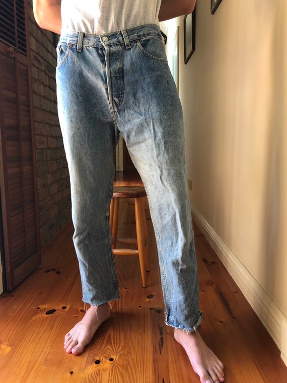 Levis worn in boyfriend jeans