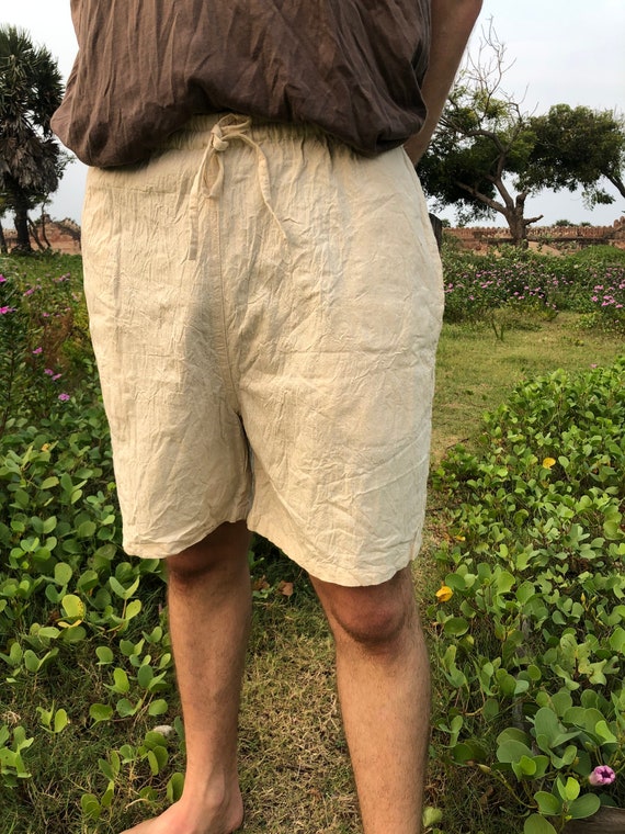 Handmade Linen Shorts / Unisex / Organic Linen / Custom Clothing