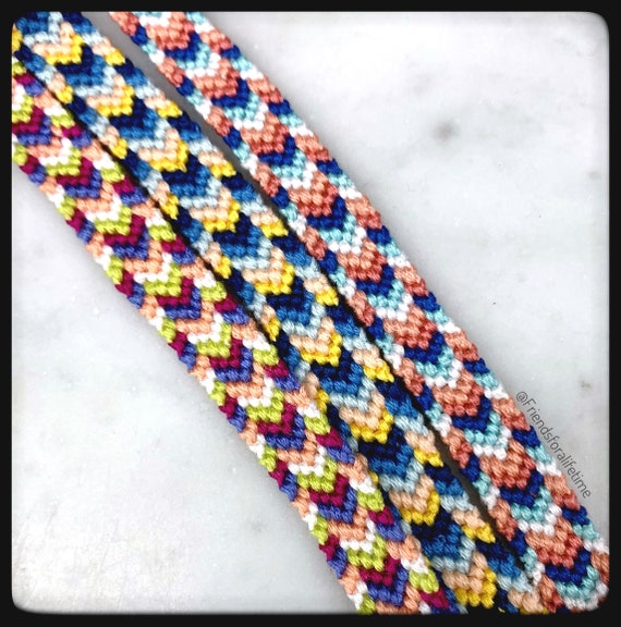 Normal pattern #29843 variation #18193 | Cool friendship bracelets,  Embroidery bracelets, Bracelet patterns