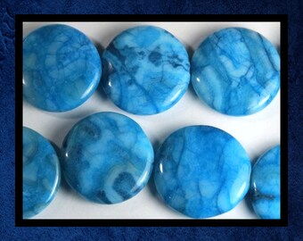 large flat stone beads