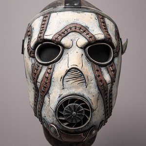Borderlands Psycho Bandit Mask for Cosplay or Costume - Painted Resin Cast with Leather Strap and Padding