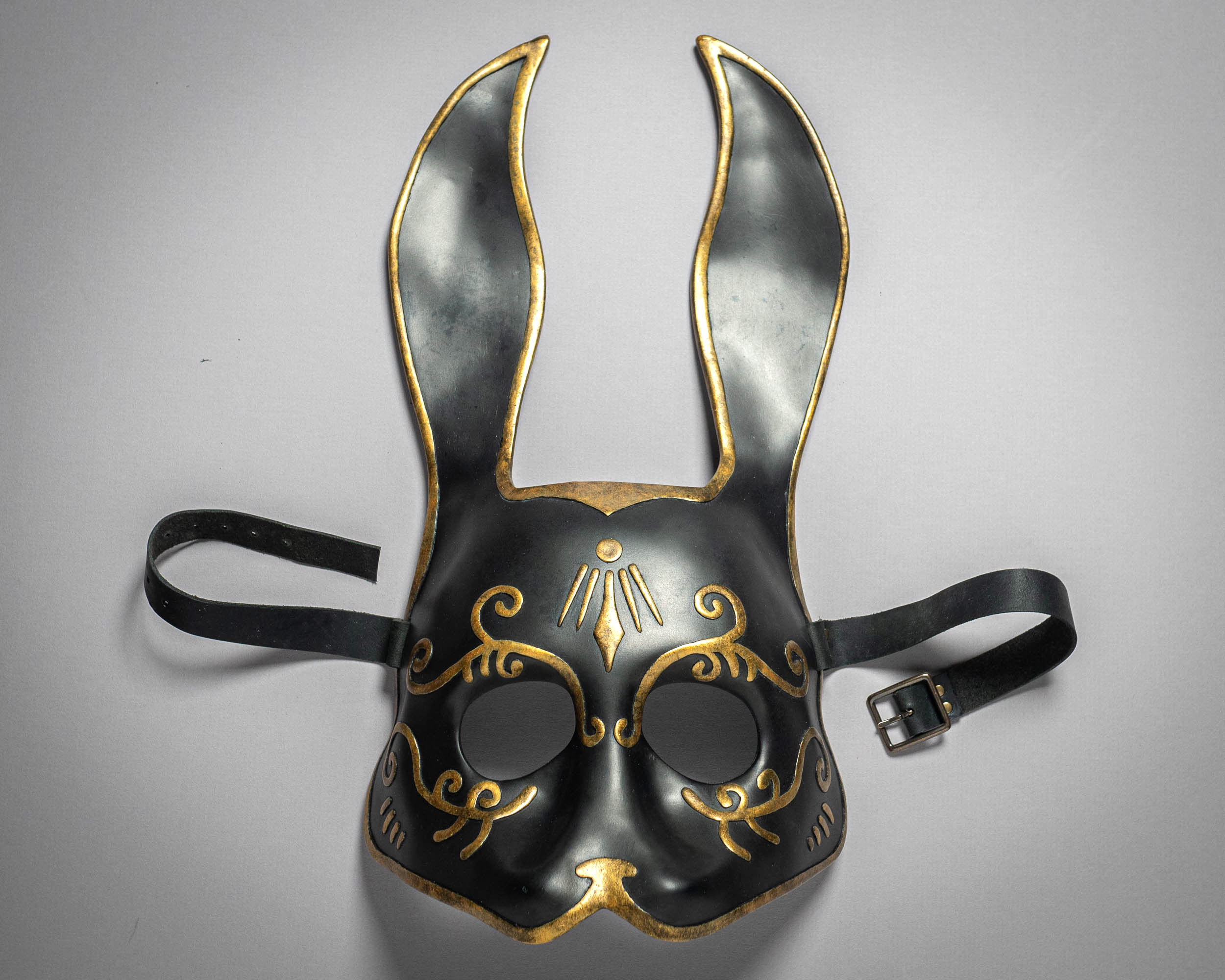 Bioshock Sander Cohen Splicer Mask for Cosplay or Costume - Peint avec une  sangle en cuir - Cast de résine faite à la main