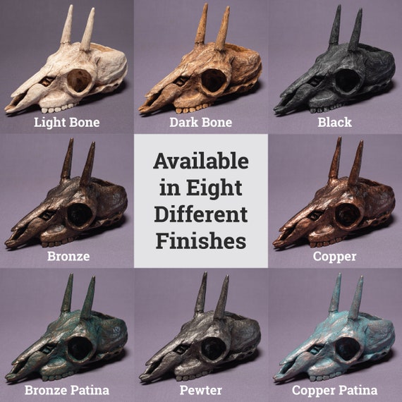 Klipspringer Skull Planter - Handmade Resin Replica - Animal Skull