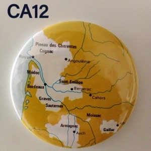 Magnets Aimant frigo Villes Pays et Cartes