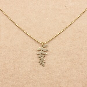 Fern short necklace 38-42 cm image 6