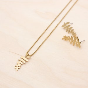 Fern short necklace 38-42 cm image 2