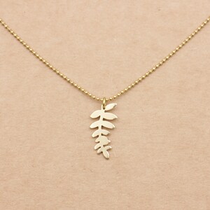 Fern short necklace 38-42 cm image 7