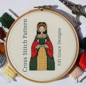 アン・ブーリン - クロスステッチチャート - Etsy 日本