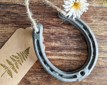 Miniature Antique Cast Iron Horseshoe 6th Anniversary