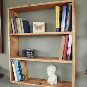 Handmade Wall Mounted Bookcase