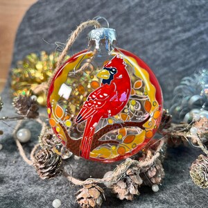 Cardinal Ornament Rot Kardinal Baum Spielzeug Rot Dekoration Weihnachtsbaum Dekoration Weihnachtsgeschenk Vogel Geschenk