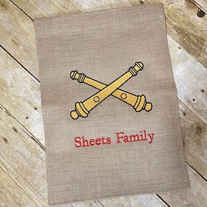 Field Artillery Garden Flag