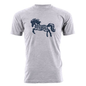 Bronco of Denver Short Sleeve Tshirt, Denver Football Gift for Women and Men T-shirt